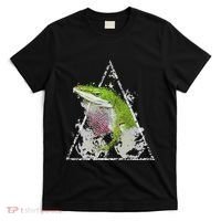 Anole Green Lizard Pet Anoles Reptile Smoke T-Shirt thumb 0