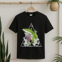 Anole Green Lizard Pet Anoles Reptile Smoke T-Shirt thumb 2