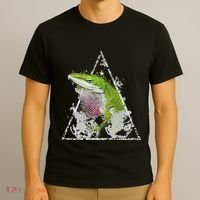 Anole Green Lizard Pet Anoles Reptile Smoke T-Shirt thumb 3