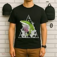 Anole Green Lizard Pet Anoles Reptile Smoke T-Shirt thumb 6