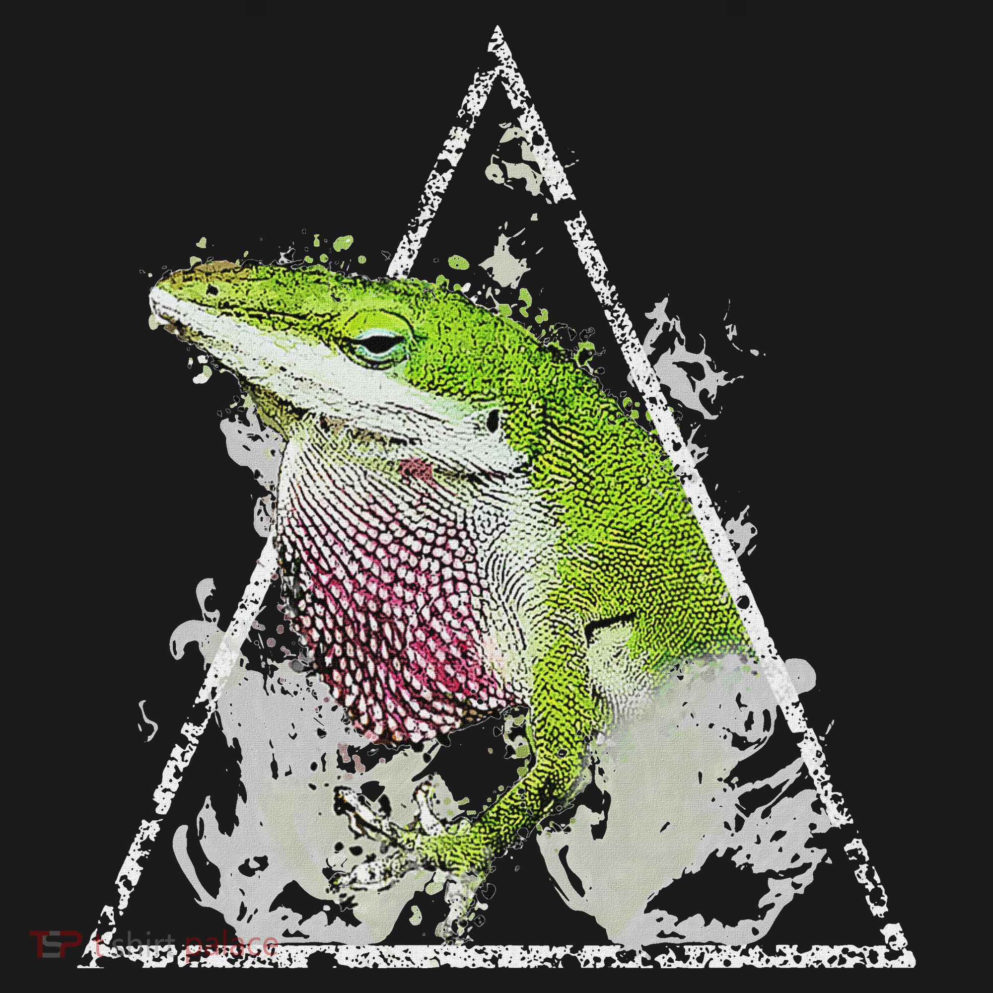 Anole Green Lizard Pet Anoles Reptile Smoke T-Shirt