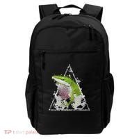 Anole Green Lizard Pet Anoles Reptile Smoke Backpack thumb 0