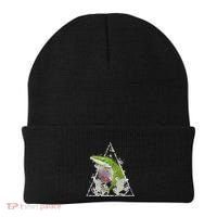 Anole Green Lizard Pet Anoles Reptile Smoke Beanie thumb 0