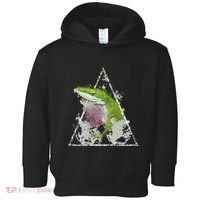 Anole Green Lizard Pet Anoles Reptile Smoke Toddler Hoodie thumb 0