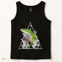 Anole Green Lizard Pet Anoles Reptile Smoke Tank Top thumb 2