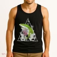 Anole Green Lizard Pet Anoles Reptile Smoke Tank Top thumb 3