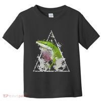 Anole Green Lizard Pet Anoles Reptile Smoke Toddler T-Shirt thumb 0