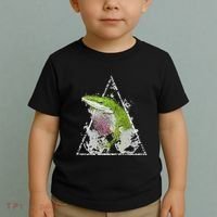 Anole Green Lizard Pet Anoles Reptile Smoke Toddler T-Shirt thumb 2