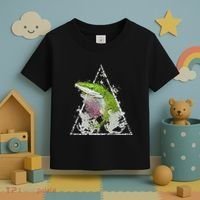 Anole Green Lizard Pet Anoles Reptile Smoke Toddler T-Shirt thumb 3