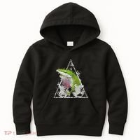 Anole Green Lizard Pet Anoles Reptile Smoke Kids Hoodie thumb 0