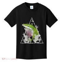 Anole Green Lizard Pet Anoles Reptile Smoke Kids T-Shirt thumb 0