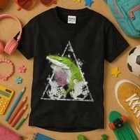Anole Green Lizard Pet Anoles Reptile Smoke Kids T-Shirt thumb 3