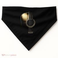 Acoustic Guitar Lite (Please See Description) USA-Made Doggie Bandana thumb 0