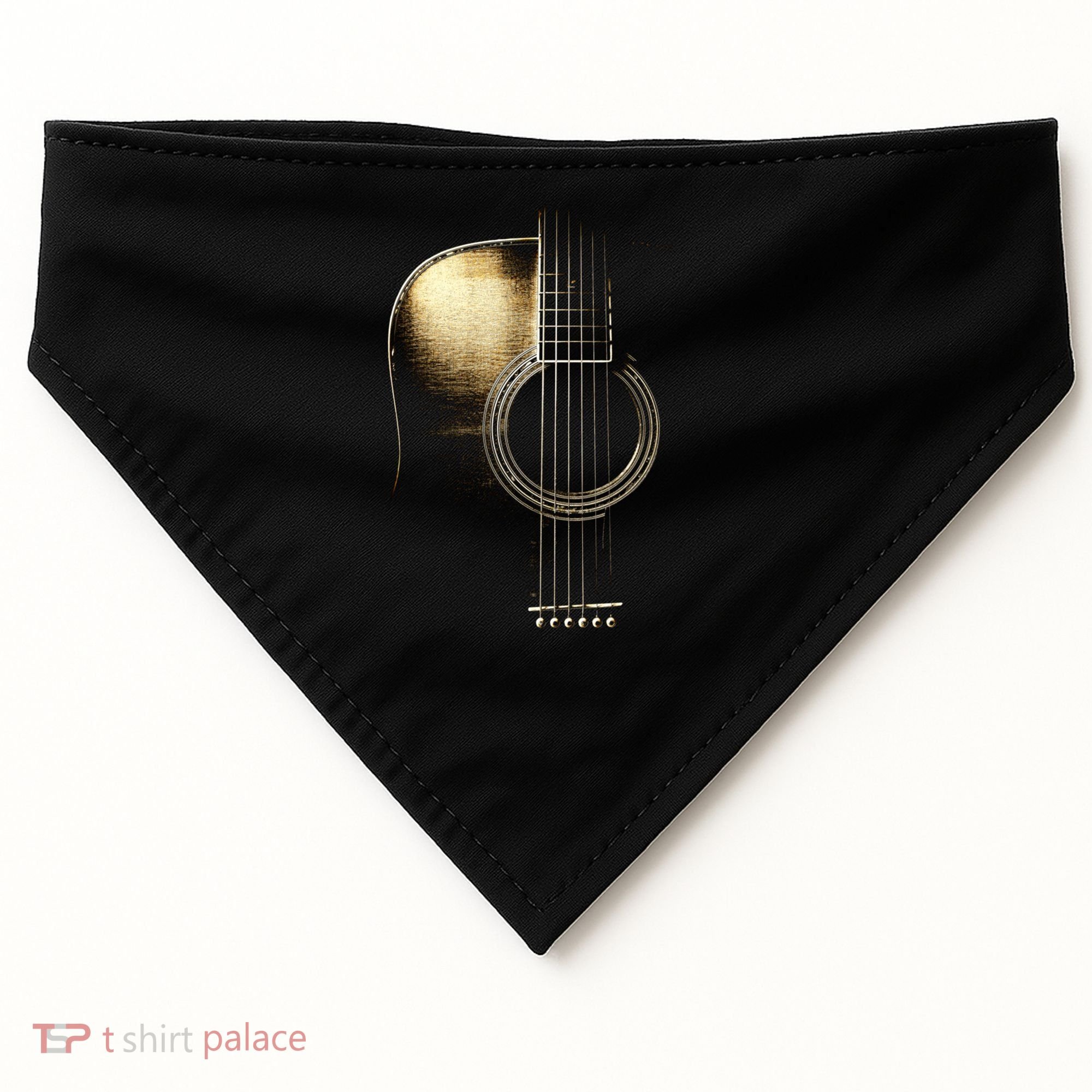 Acoustic Guitar Lite (Please See Description) USA-Made Doggie Bandana