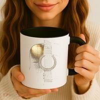 Acoustic Guitar Lite (Please See Description) Coffee Mug thumb 3