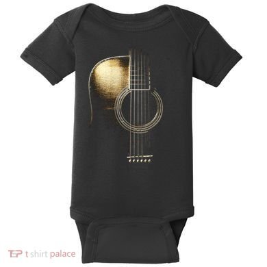 Acoustic Guitar Lite (Please See Description) Baby Bodysuit