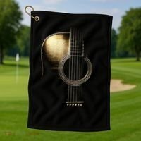Acoustic Guitar Lite (Please See Description) Golf Towel thumb 1