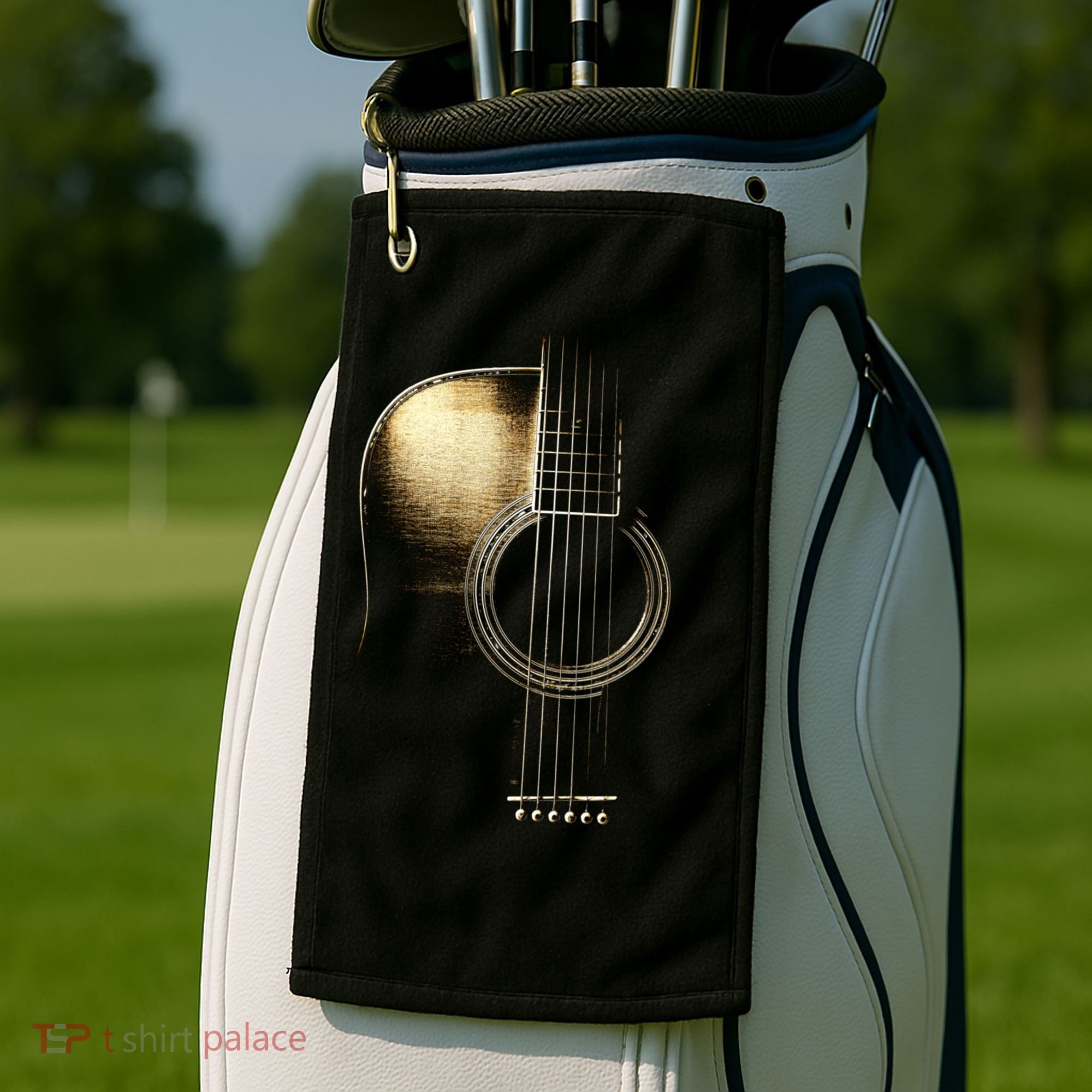 Acoustic Guitar Lite (Please See Description) Golf Towel