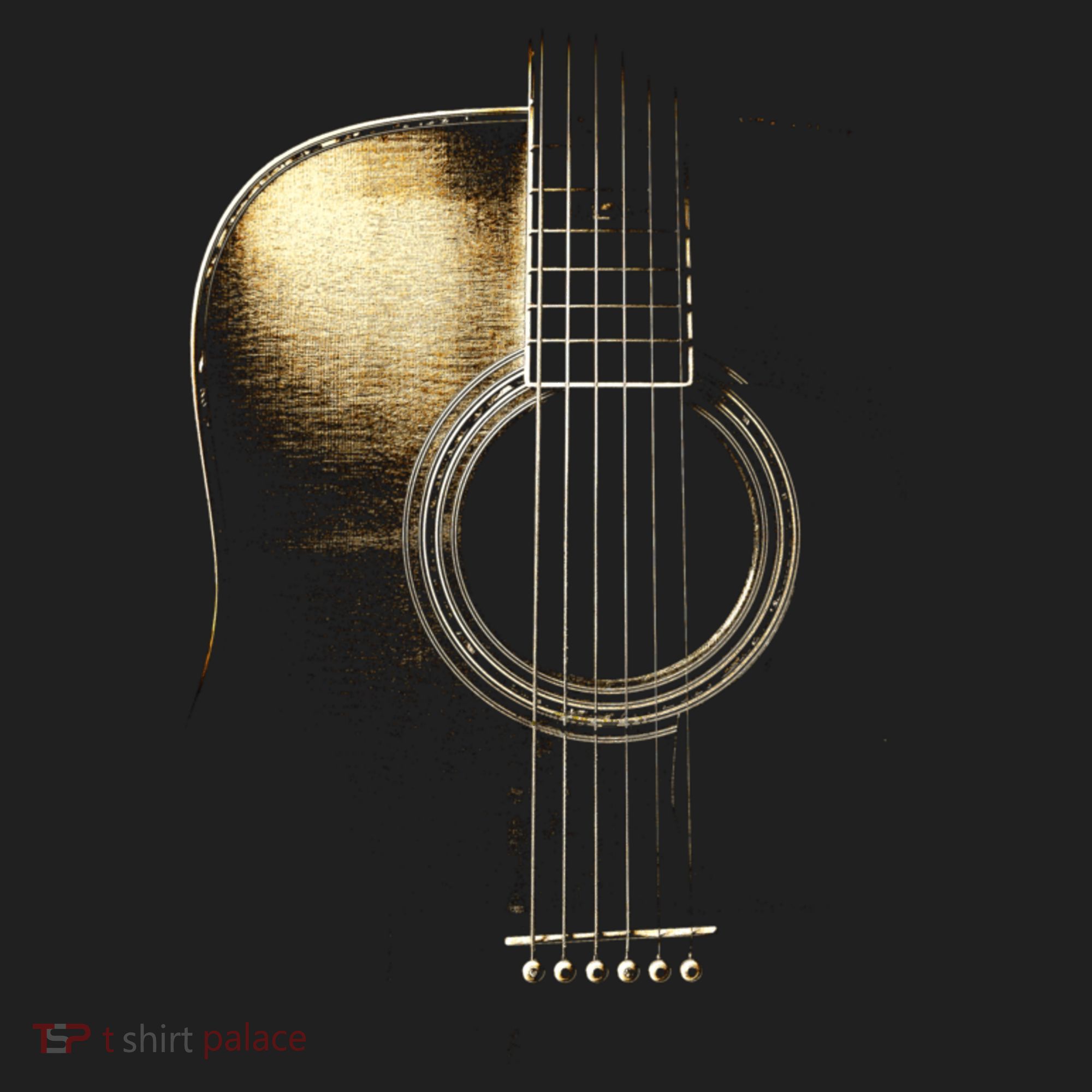 Acoustic Guitar Lite (Please See Description) Golf Towel