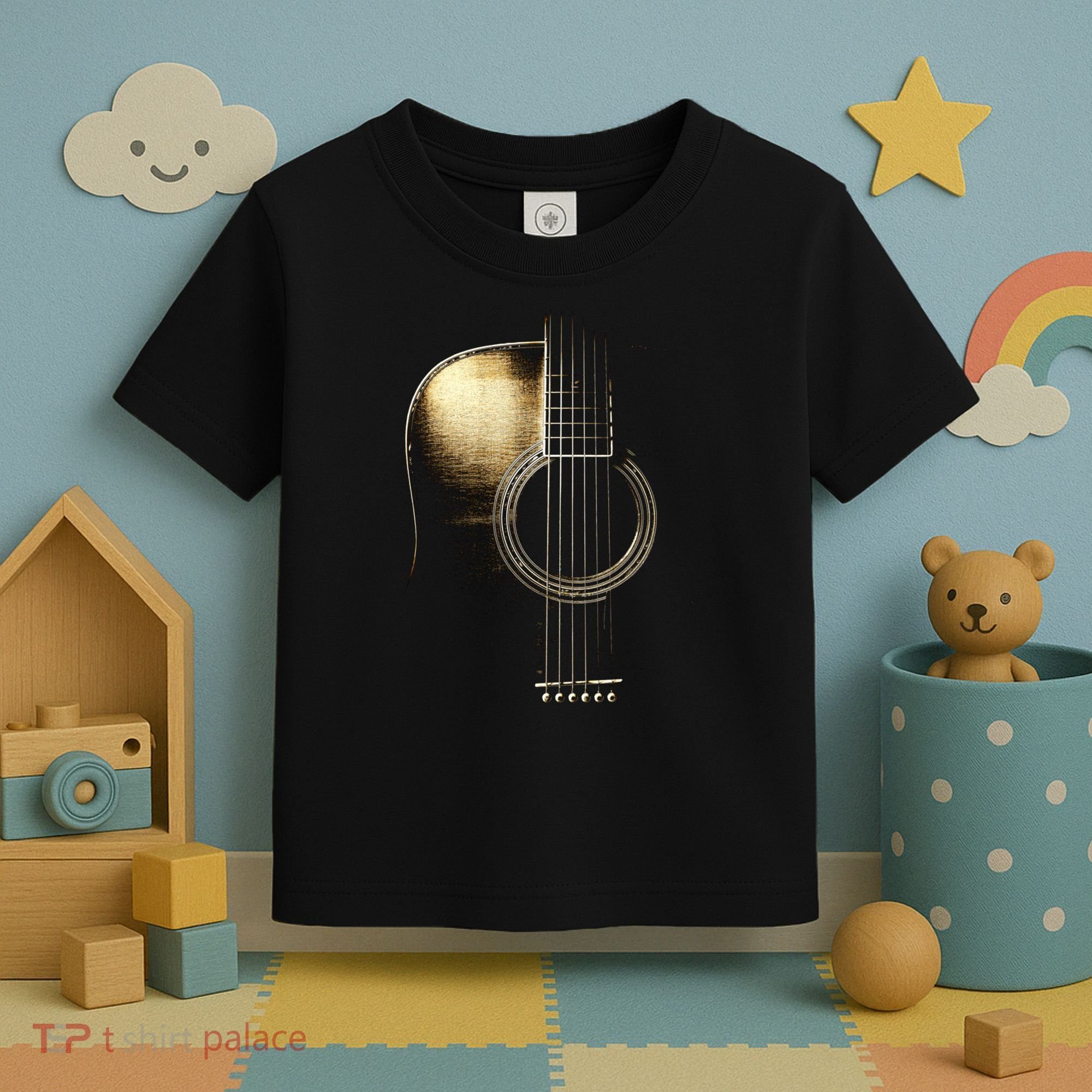 Acoustic Guitar Lite (Please See Description) Toddler T-Shirt
