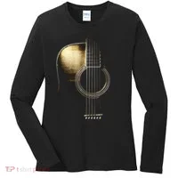 Acoustic Guitar Lite (Please See Description) Women's Long Sleeve Shirt thumb 0