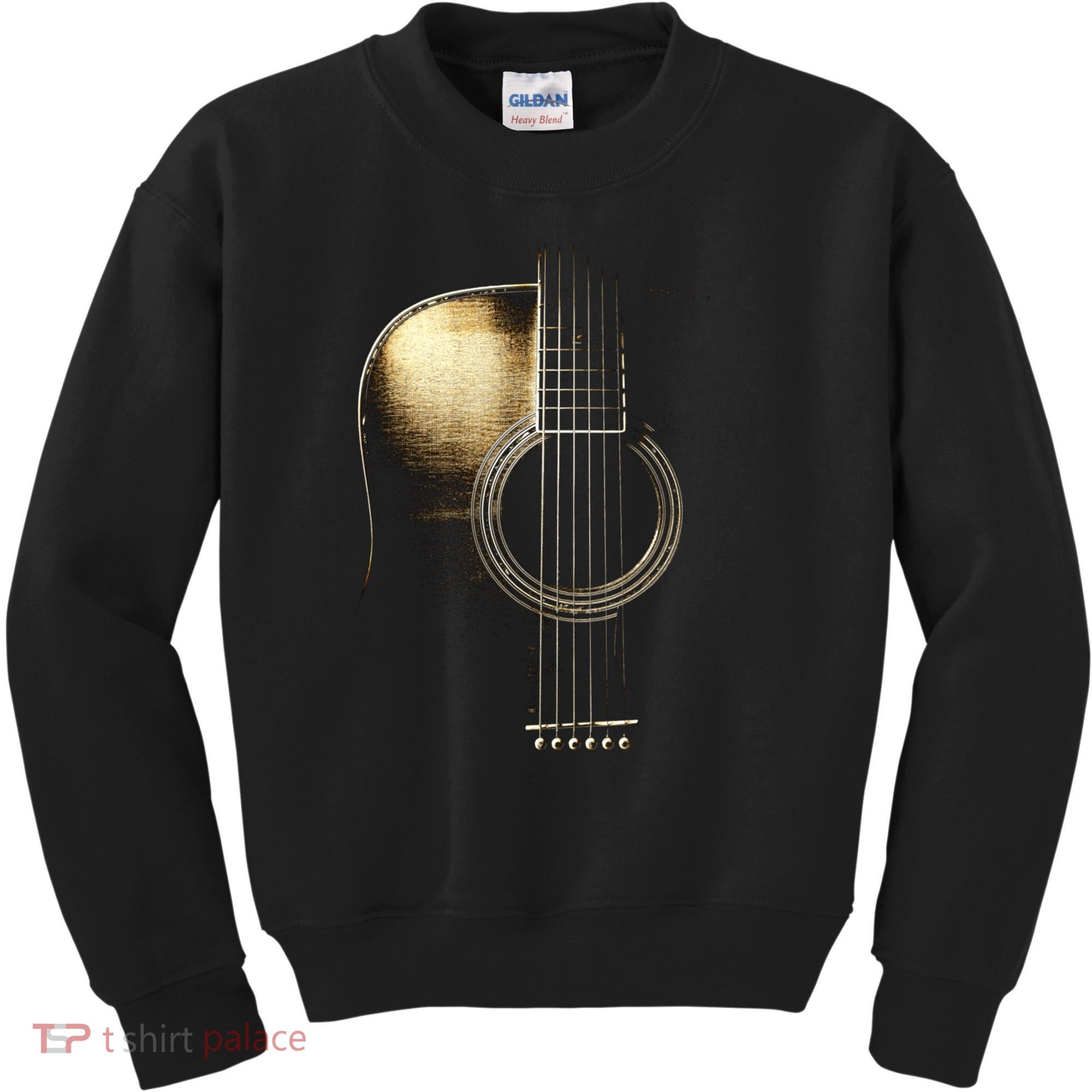 Acoustic Guitar Lite (Please See Description) Kids Sweatshirt