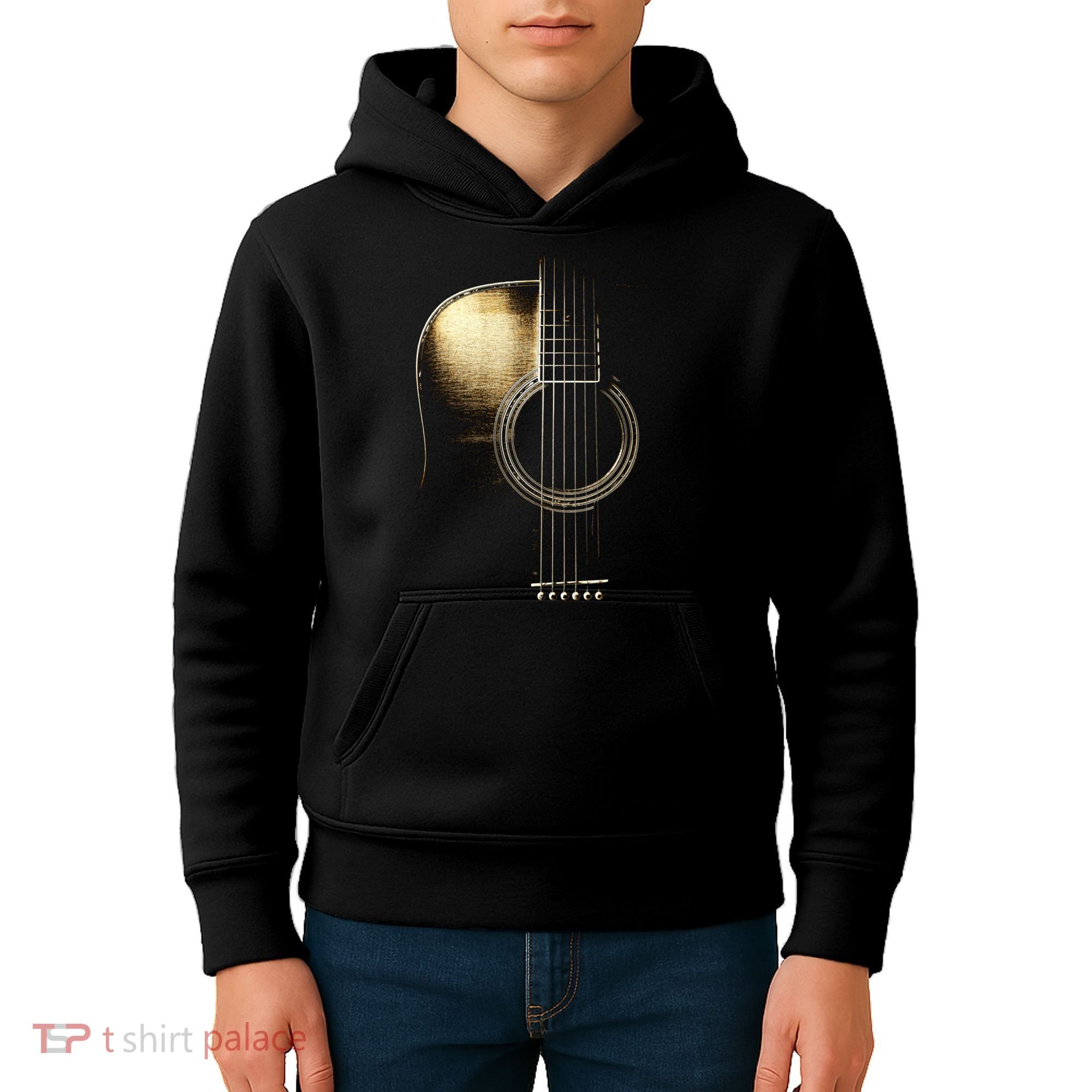 Acoustic Guitar Lite (Please See Description) Kids Hoodie