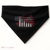 Ammo & Gun Lover  Size Matters Bullets & Caliber USA-Made Doggie Bandana thumb 0