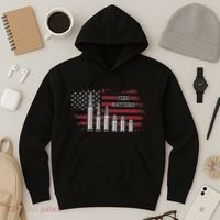 Ammo & Gun Lover  Size Matters Bullets & Caliber Hoodie thumb 3