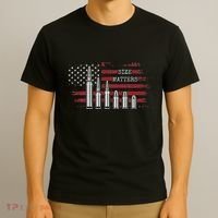 Ammo & Gun Lover  Size Matters Bullets & Caliber T-Shirt thumb 3