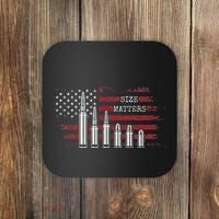 Ammo & Gun Lover  Size Matters Bullets & Caliber Coaster thumb 0