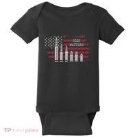 Ammo & Gun Lover  Size Matters Bullets & Caliber Baby Bodysuit thumb 0