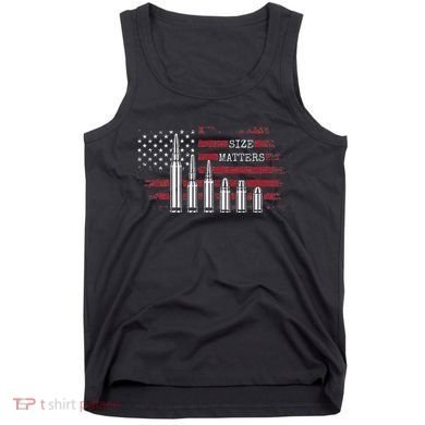 Ammo & Gun Lover  Size Matters Bullets & Caliber Tank Top