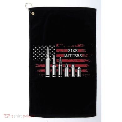 Ammo & Gun Lover  Size Matters Bullets & Caliber Golf Towel