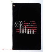 Ammo & Gun Lover  Size Matters Bullets & Caliber Golf Towel thumb 0