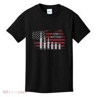 Ammo & Gun Lover  Size Matters Bullets & Caliber Kids T-Shirt thumb 0