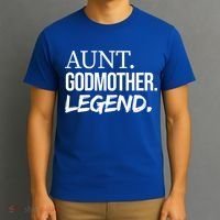 Aunt Godmother Legend Funny Favorite Aunt Great Gift T-Shirt thumb 3
