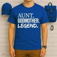 Aunt Godmother Legend Funny Favorite Aunt Great Gift T-Shirt thumb 6