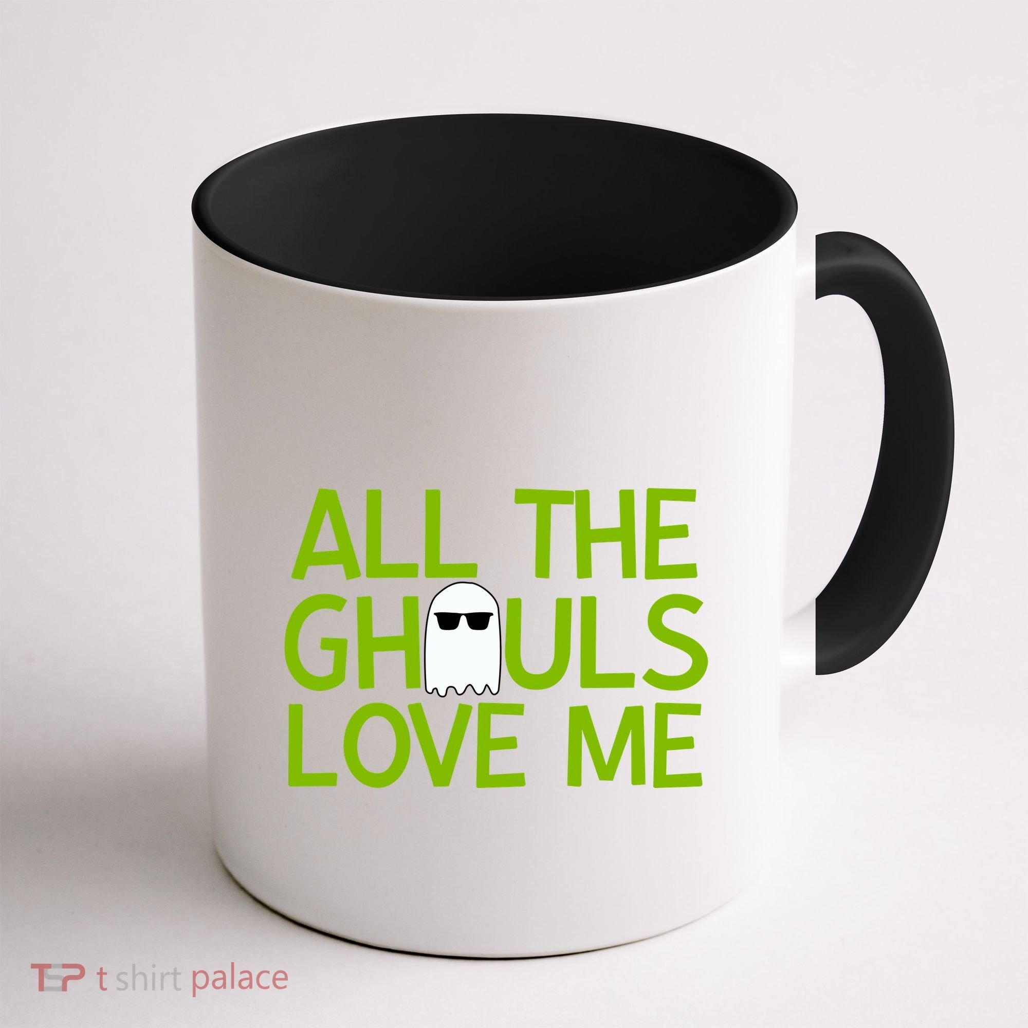 All Ghouls Love Me Funny Halloween Ghost Coffee Mug