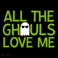 All Ghouls Love Me Funny Halloween Ghost Coffee Mug thumb 5