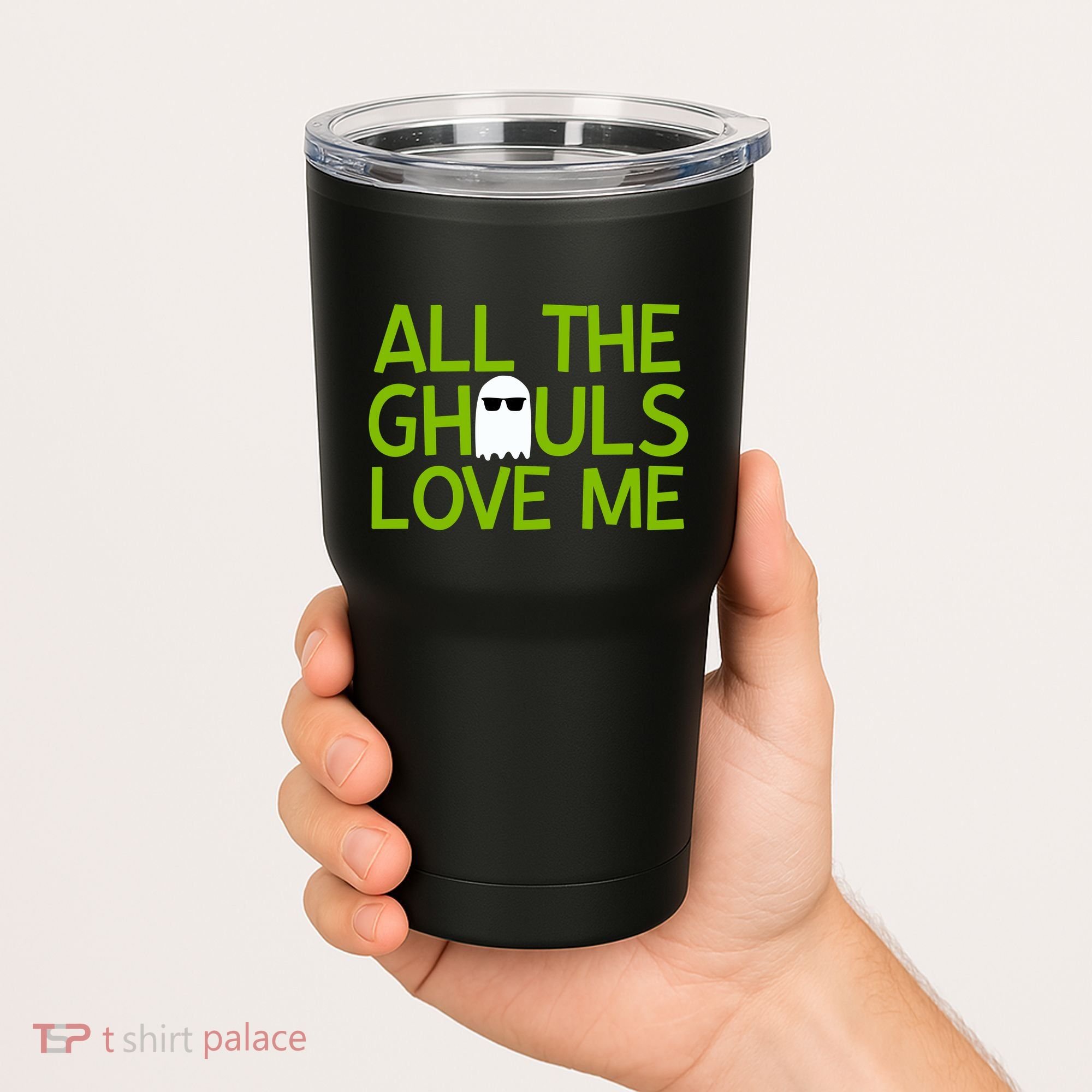 All Ghouls Love Me Funny Halloween Ghost Tumbler
