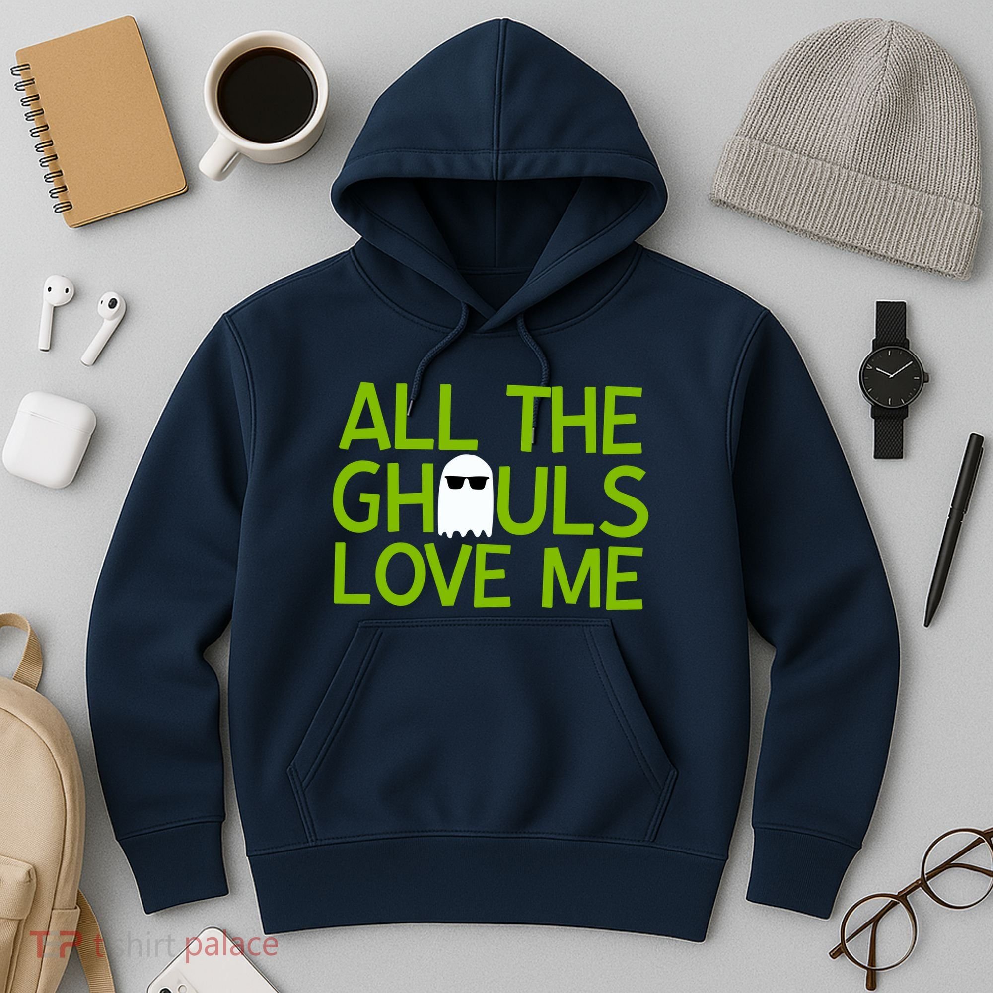 All Ghouls Love Me Funny Halloween Ghost Hoodie