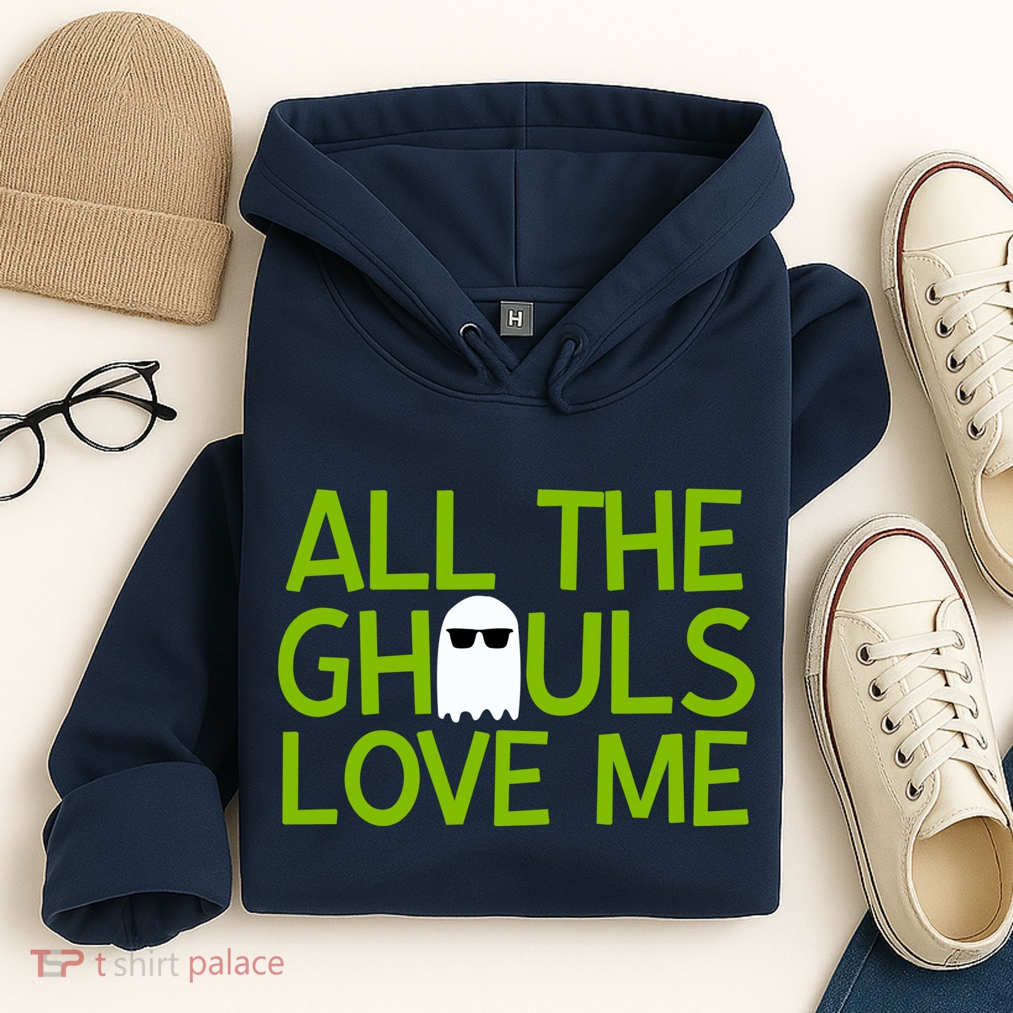 All Ghouls Love Me Funny Halloween Ghost Hoodie