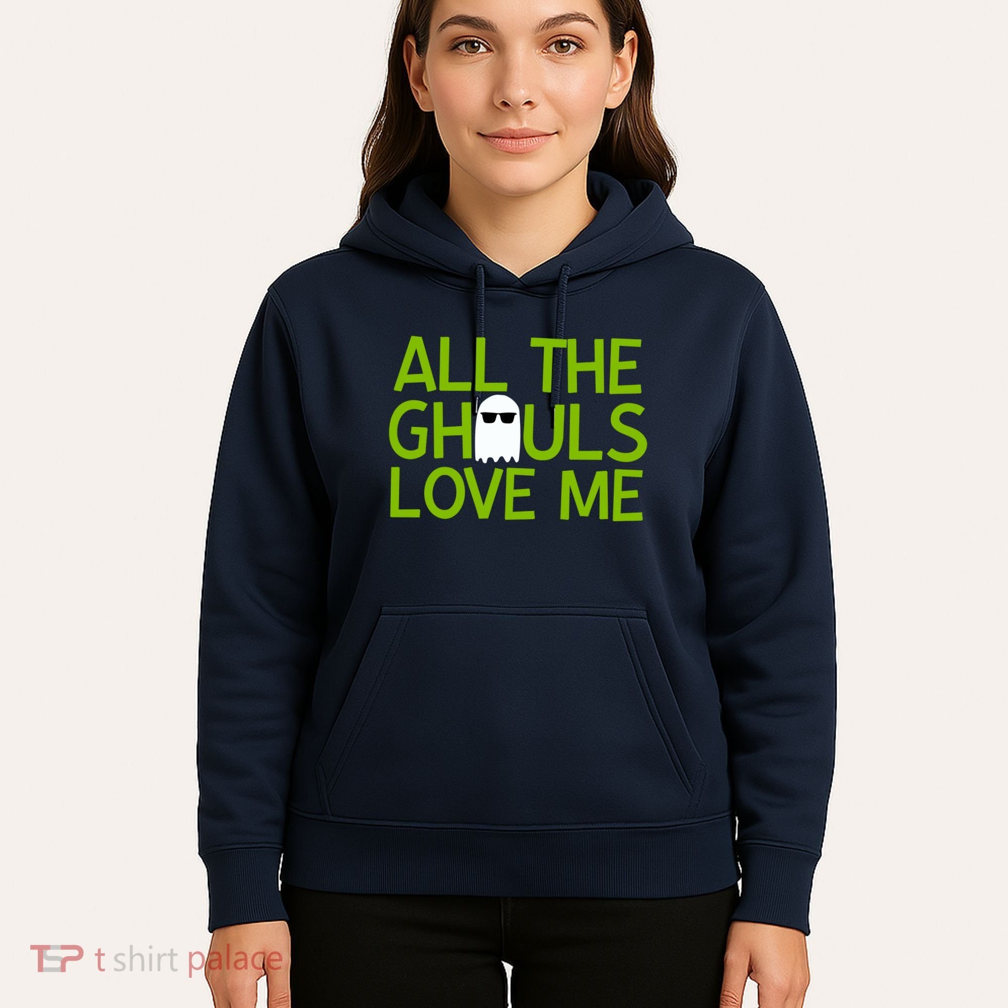 All Ghouls Love Me Funny Halloween Ghost Hoodie