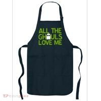 All Ghouls Love Me Funny Halloween Ghost Apron thumb 0