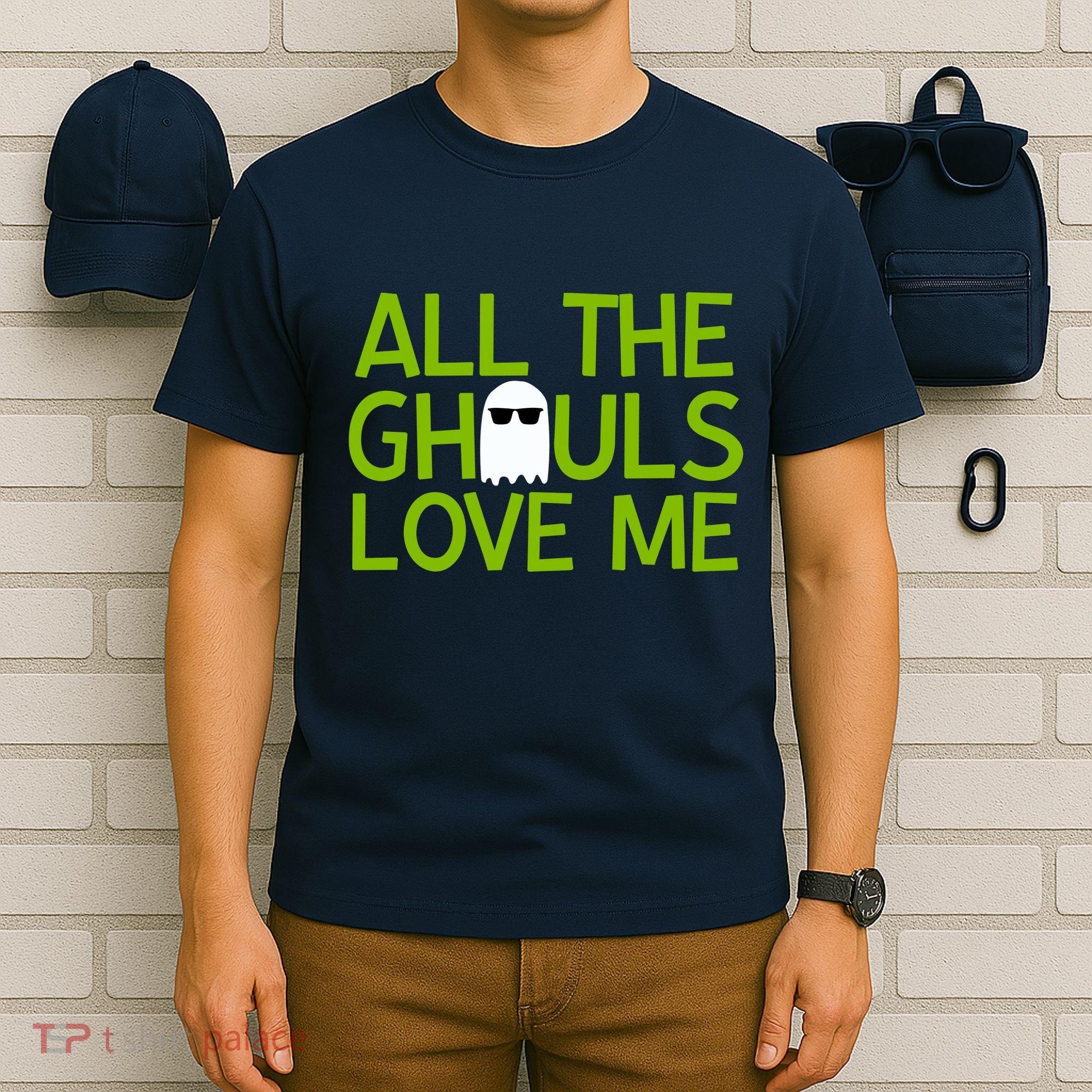 All Ghouls Love Me Funny Halloween Ghost T-Shirt