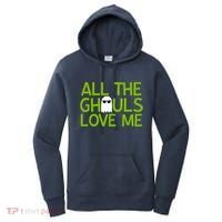 All Ghouls Love Me Funny Halloween Ghost Women's Hoodie thumb 0
