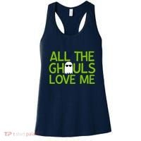 All Ghouls Love Me Funny Halloween Ghost Women's Tank Top thumb 0