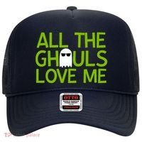 All Ghouls Love Me Funny Halloween Ghost Hat thumb 0