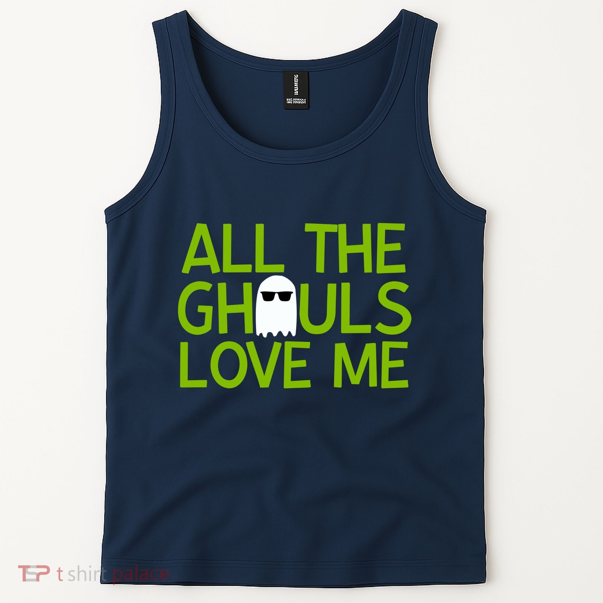 All Ghouls Love Me Funny Halloween Ghost Tank Top